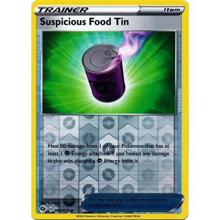 CPA 066 - Suspicious Food Tin - Reverse Holo