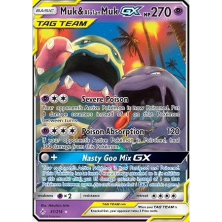 UNB 061 - Muk & Alolan Muk GXUnbroken Bonds Unbroken Bonds€ 5,99 Unbroken Bonds