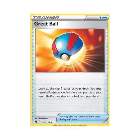 CRZ 132 - Great Ball - Reverse Holo