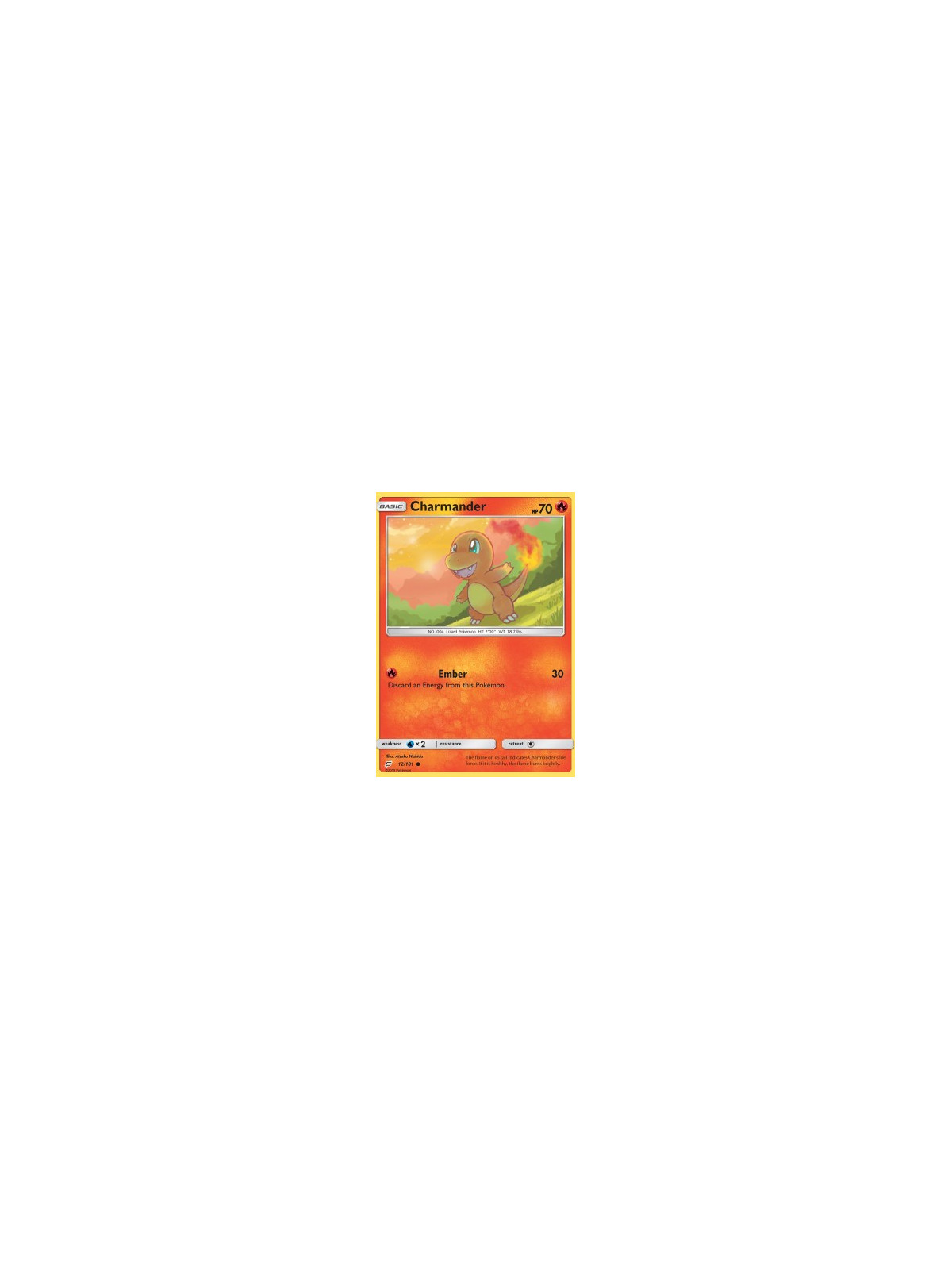TEU 012 - Charmander - Reverse Holo