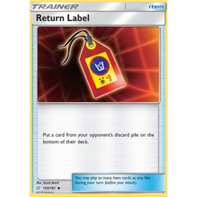 TEU 153 - Return Label TEU 153 - Return Label