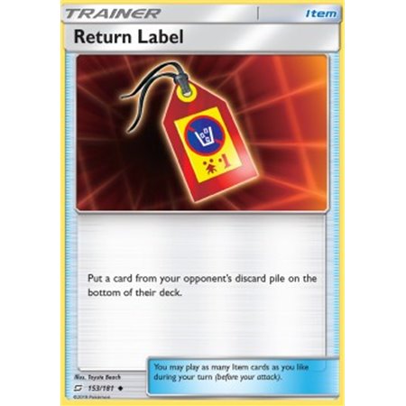 TEU 153 - Return Label