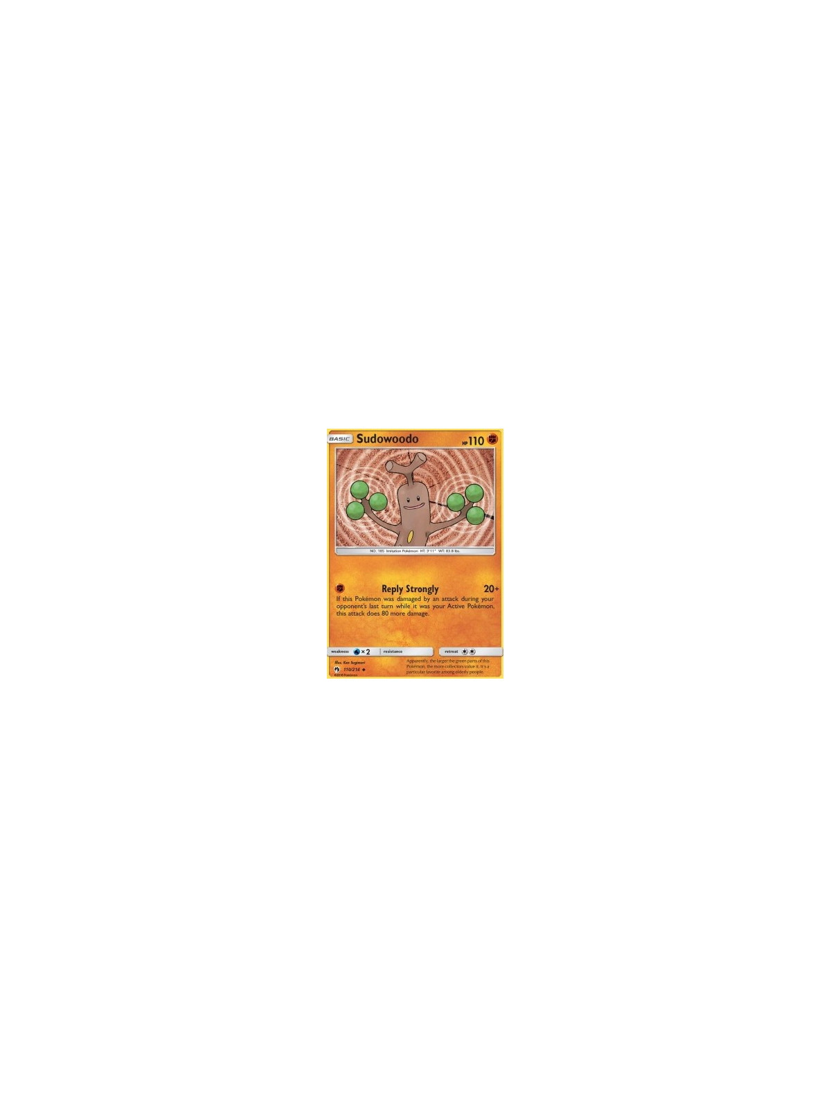 LOT 110 - Sudowoodo 