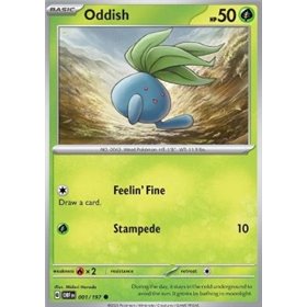 OBF 001 - Oddish - Reverse Holo OBF 001 - Oddish - Reverse Holo