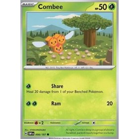 OBF 008 - Combee - Reverse Holo OBF 008 - Combee - Reverse Holo