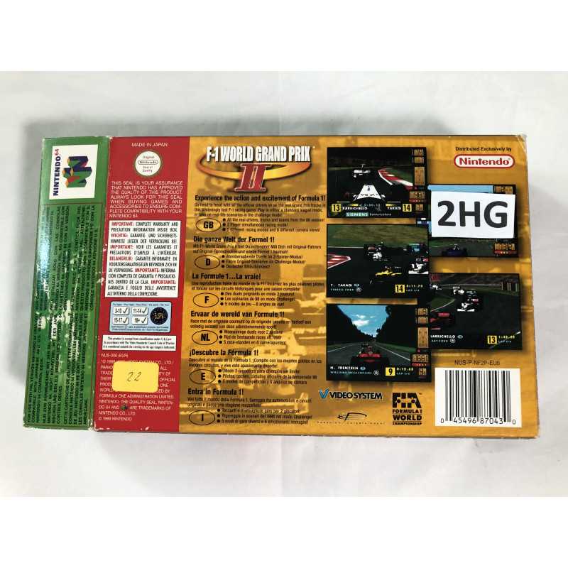 F-1 World Grand Prix II - N64Nintendo 64 Spellen met doosje NUS-P-NF2P-EU6€ 17,50 Nintendo 64 Spellen met doosje