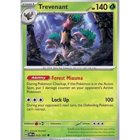 OBF 012 - Trevenant - Reverse Holo