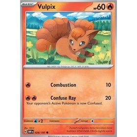 OBF 028 - Vulpix - Reverse Holo OBF 028 - Vulpix - Reverse Holo