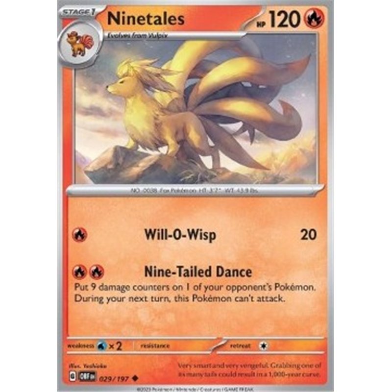 OBF 029 - Ninetales - Reverse HoloObsidian Flames Obsidian Flames€ 0,35 Obsidian Flames
