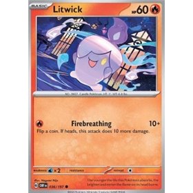 OBF 036 - Litwick - Reverse Holo OBF 036 - Litwick - Reverse Holo