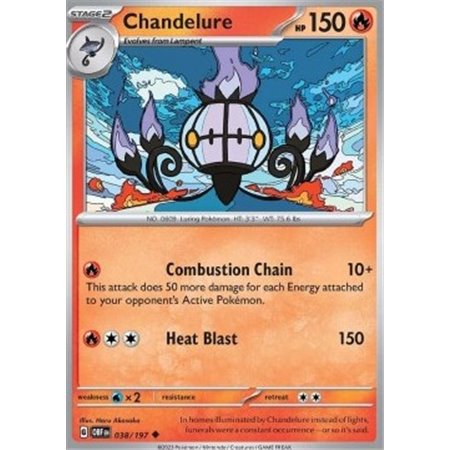 OBF 038 - ChandelureObsidian Flames Obsidian Flames€ 0,05 Obsidian Flames