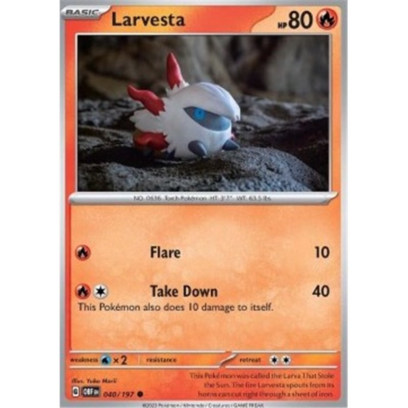 OBF 040 - Larvesta - Reverse Holo