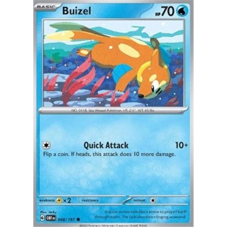 OBF 048 - Buizel - Reverse Holo