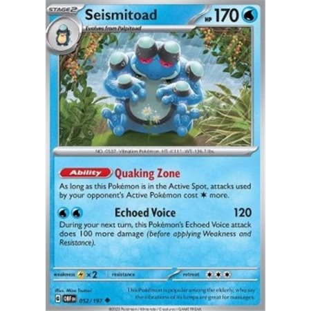 OBF 052 - Seismitoad - Reverse Holo