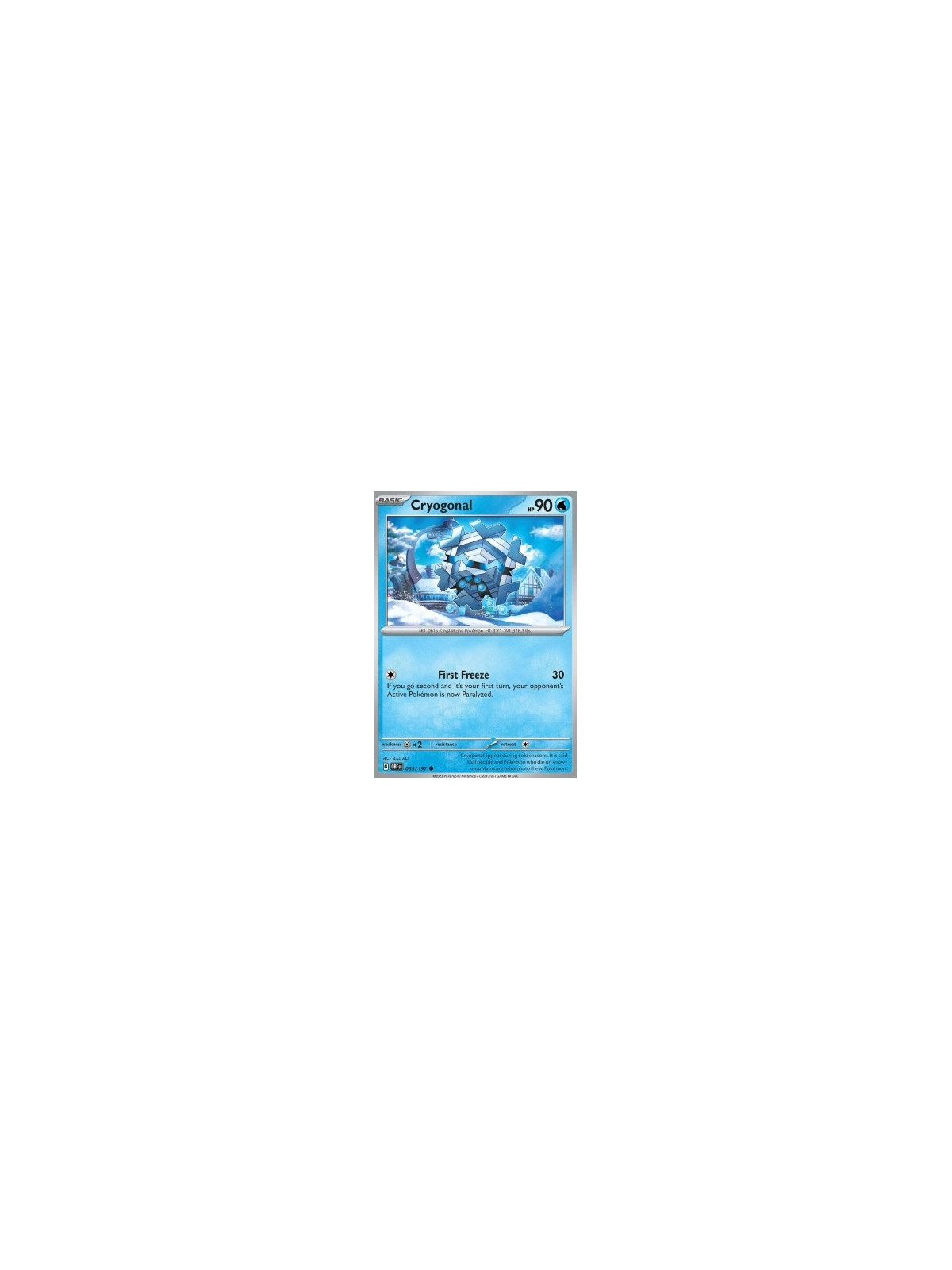 OBF 055 - Cryogonal - Reverse Holo