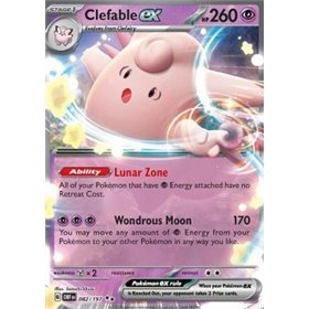 OBF 082 - Clefable exObsidian Flames Obsidian Flames€ 2,99 Obsidian Flames