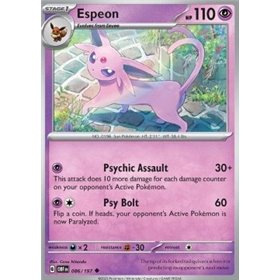 OBF 086 - Espeon - Reverse Holo
