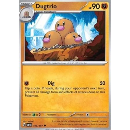 OBF 104 - Dugtrio - Reverse Holo