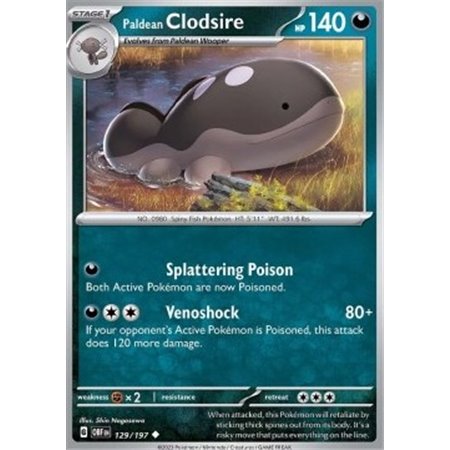 OBF 129 - Paldean Clodsire - Reverse Holo