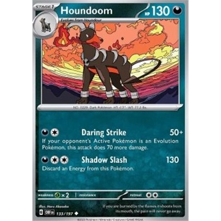 OBF 133 - Houndoom - Reverse HoloObsidian Flames Obsidian Flames€ 0,35 Obsidian Flames