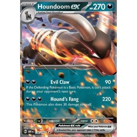 OBF 134 - Houndoom exObsidian Flames Obsidian Flames€ 2,99 Obsidian Flames