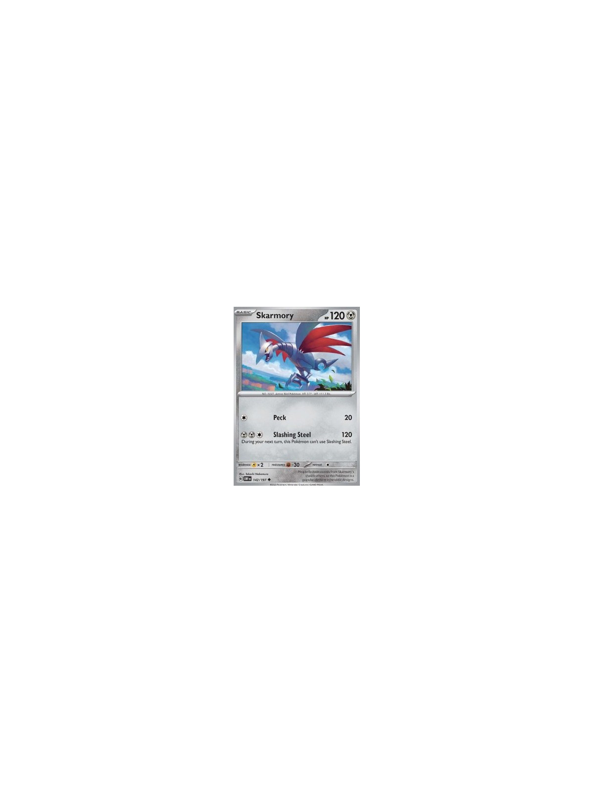 OBF 142 - Skarmory - Reverse Holo