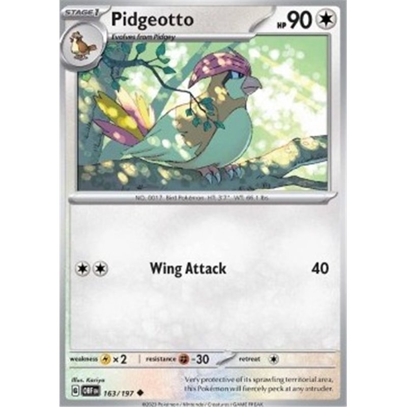 OBF 163 - Pidgeotto - Reverse Holo