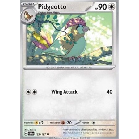 OBF 163 - Pidgeotto - Reverse Holo