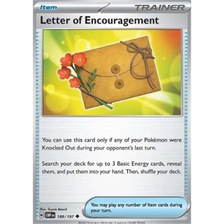 OBF 189 - Letter of Encouragement