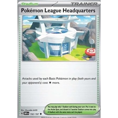 OBF 192 - Pokemon League Headquarters - Reverse HoloObsidian Flames Obsidian Flames€ 0,40 Obsidian Flames