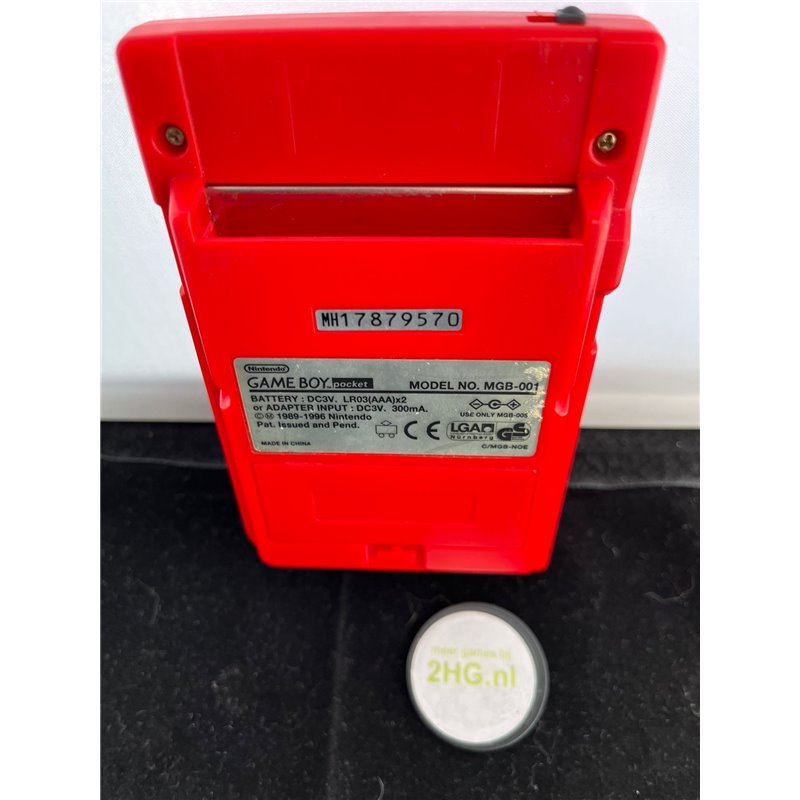 Game Boy Pocket Red (Refurbished, 8,5/10)