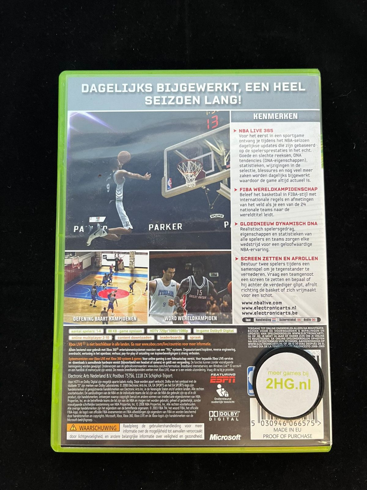 NBA Live 09 - Xbox 360