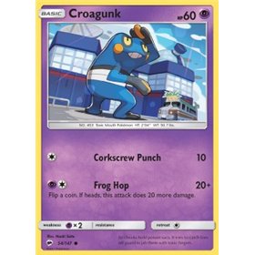 BUS 054 - Croagunk - Reverse Holo BUS 054 - Croagunk - Reverse Holo
