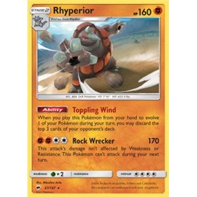 BUS 067 - Rhyperior - Reverse Holo BUS 067 - Rhyperior - Reverse Holo