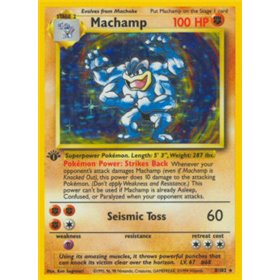 BS 008 - Machamp - 1st Edition BS 008 - Machamp - 1st Edition