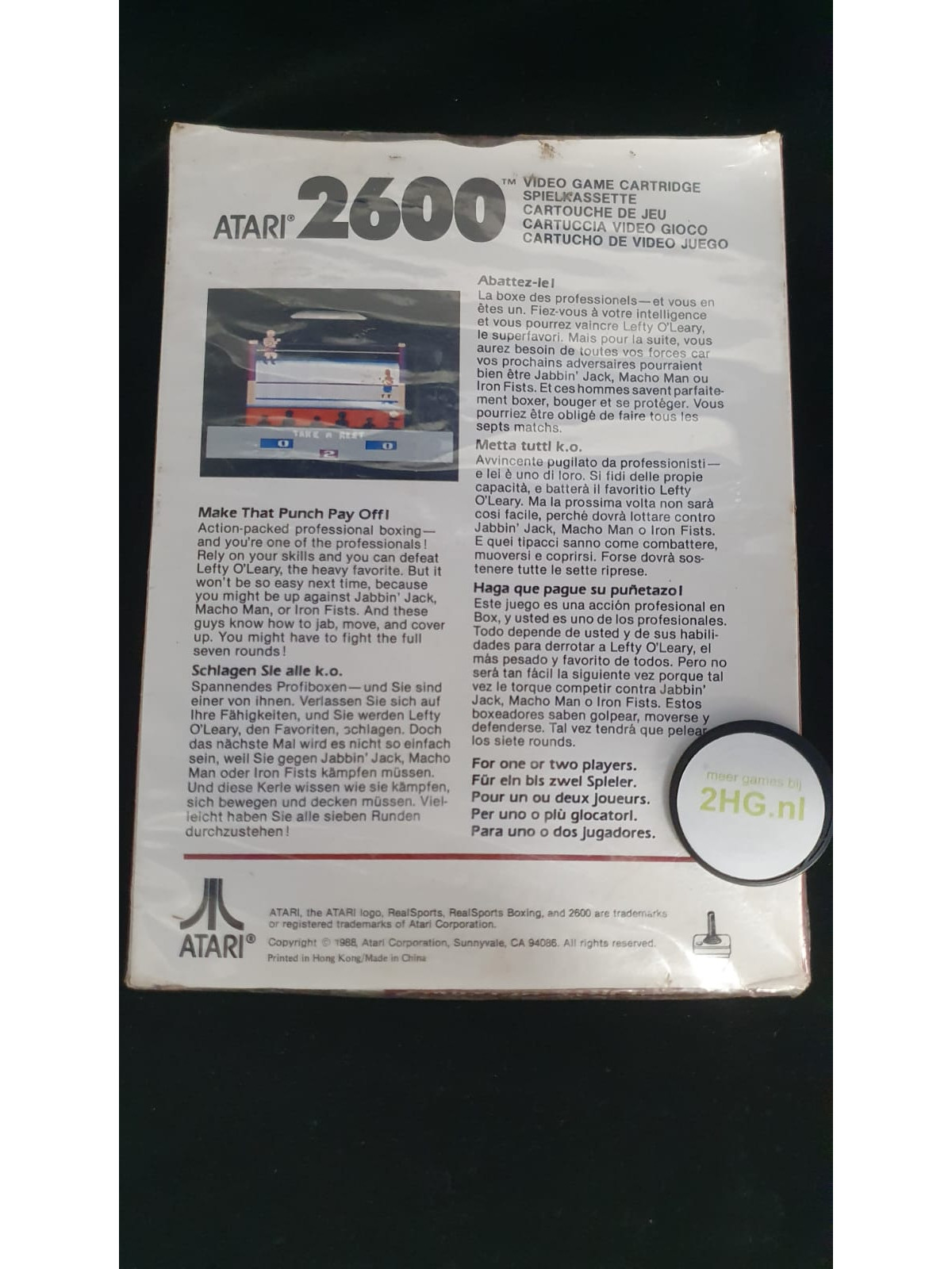 Realsports Boxing - Atari 2600