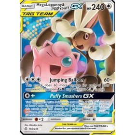 CEC 165 - Mega Lopunny & Jigglypuff GX Mega Lopunny & Jigglypuff GX (CEC 165)