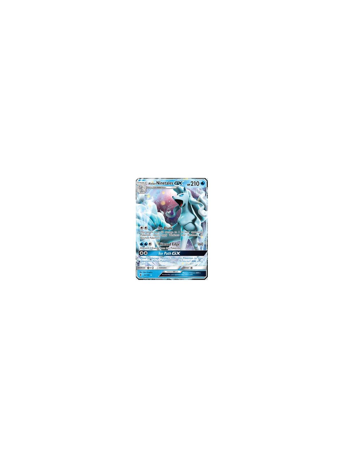 GRI 022/145 - Alolan Ninetales GX 
