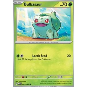 MEW 001 - Bulbasaur - Reverse Holo MEW 001 - Bulbasaur - Reverse Holo