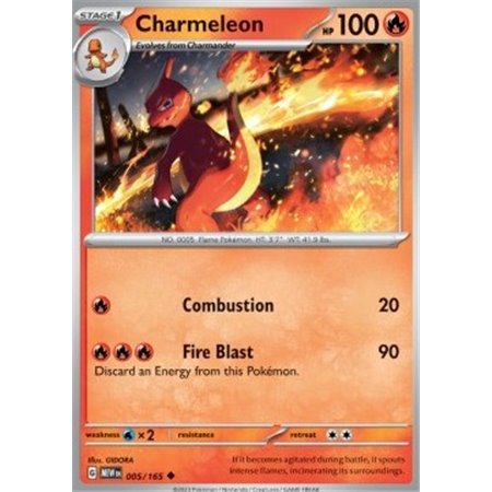 MEW 005 - Charmeleon - Reverse Holo