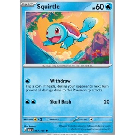 MEW 007 - Squirtle - Reverse Holo