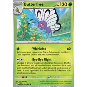 MEW 012 - Butterfree - Reverse Holo MEW 012 - Butterfree - Reverse Holo
