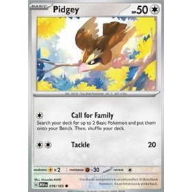 MEW 016 - Pidgey - Reverse Holo MEW 016 - Pidgey - Reverse Holo