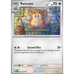 MEW 020 - Raticate - Reverse Holo MEW 020 - Raticate - Reverse Holo