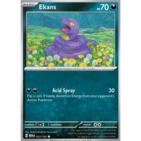 MEW 023 - Ekans - Reverse Holo MEW 023 - Ekans - Reverse Holo