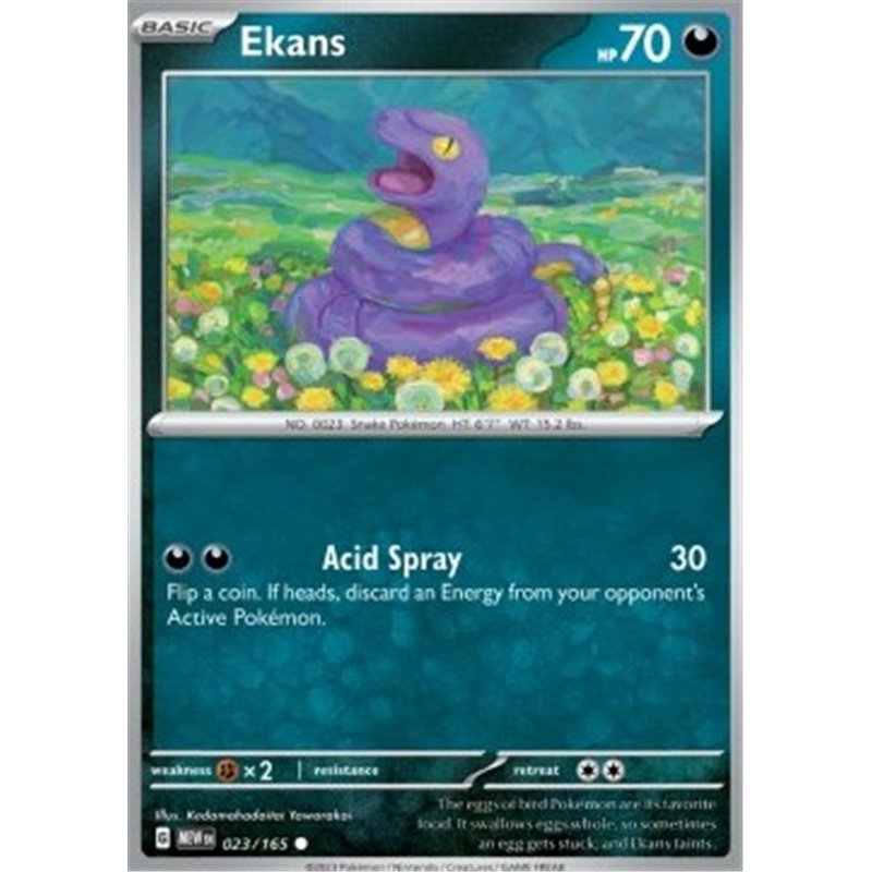 MEW 023 - Ekans - Reverse Holo