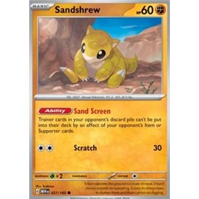 MEW 027 - Sandshrew - Reverse Holo MEW 027 - Sandshrew - Reverse Holo