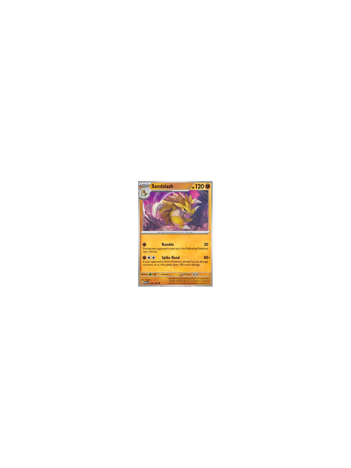 MEW 028 - Sandslash