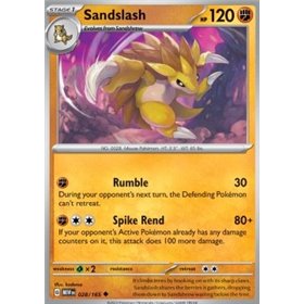 MEW 028 - Sandslash - Reverse Holo MEW 028 - Sandslash - Reverse Holo