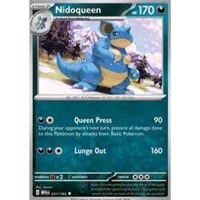 MEW 031 - Nidoqueen - Reverse Holo MEW 031 - Nidoqueen - Reverse Holo